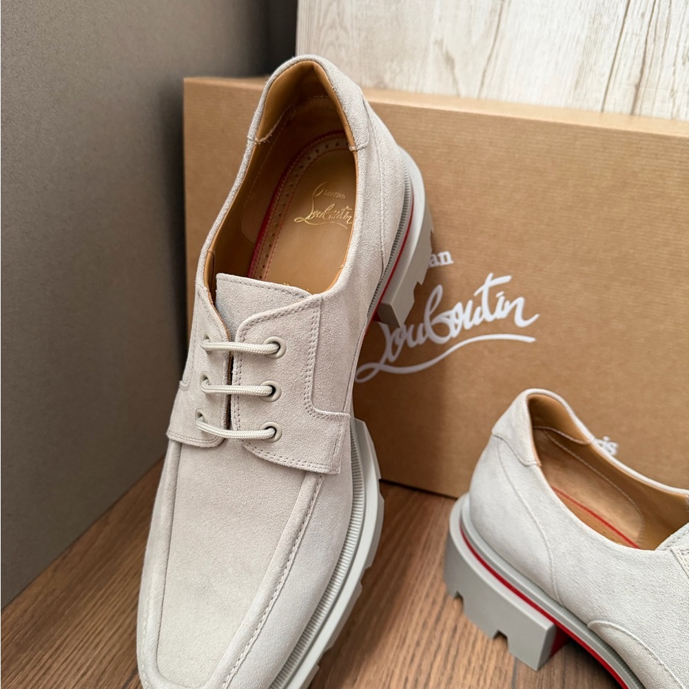 Christian Louboutin Crosta Our Georges Loafers Flat in Goose | Size 44 | BNWB - Picture 15 of 16